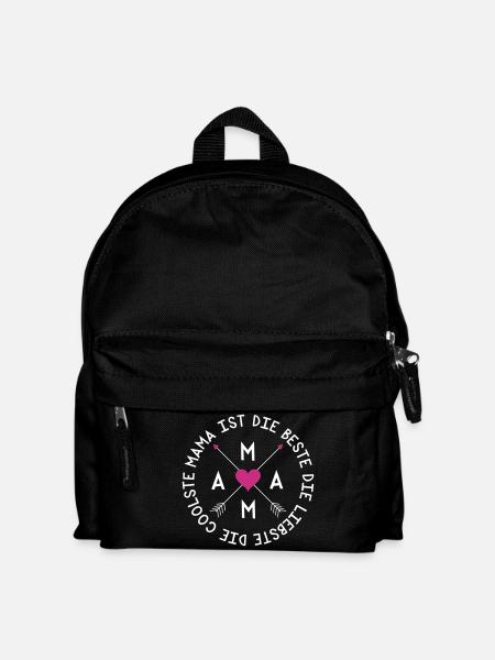 Mama ist die Beste - Kinder Rucksack - Schwarz