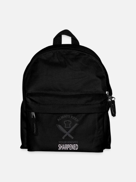Chef Cook Chef Kitchen Chef Souschef Dish Washer - Kids' Backpack - black