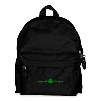 Irlande a battu Shamrock bonheur cadeau irlandais - Sac à dos Enfant - noir - Devant