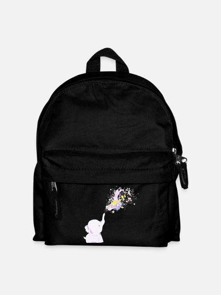 Baby Elefant - Kinder Rucksack - Schwarz