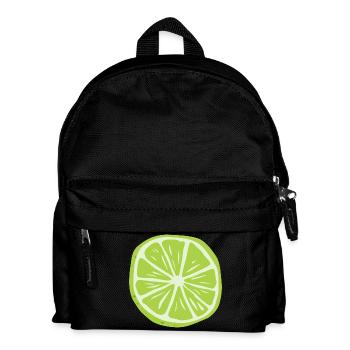 lemon limette zitrone citrus veggie gemuese fruits - Kinder Rucksack - Schwarz - Vorne