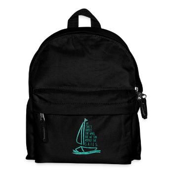 Sailing, Water, Sea - Kids' Backpack - black - Front