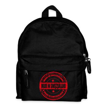 swiss made - Kids' Backpack - black - Front