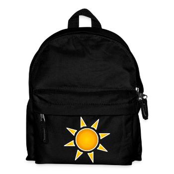 soleil arc-en-ciel nuages soleil météo cloud50 - Sac à dos Enfant - noir - Devant