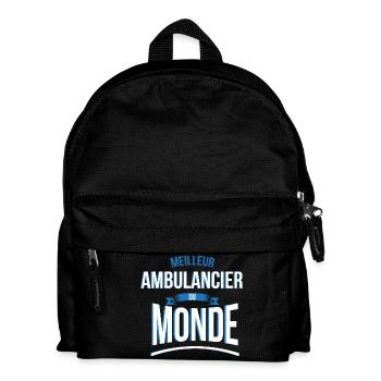 Meilleur Ambulancier du monde homme - Sac à dos Enfant - noir - Devant