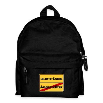 Glückwunsch zur Selbstständigkeit! - Kinder Rucksack - Schwarz - Vorne