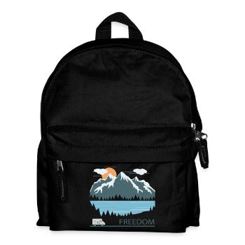 camping - Kids' Backpack - black - Front