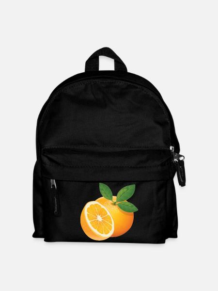 Orange - Kinder Rucksack - Schwarz