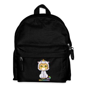 Caticorn - Für Katzen und Einhörner - Kinder Rucksack - Schwarz - Vorne