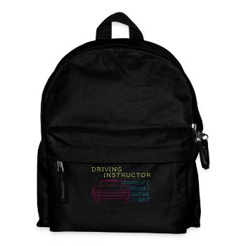 Driving instructor - driving instructor - driving school - gift - Kids' Backpack - black - Front