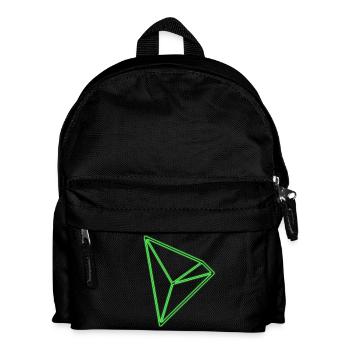 Tron TRX Tronix Coin Blockchhain crypto-monnaie - Sac à dos Enfant - noir - Devant