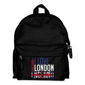 J'aime Londres Angleterre - Sac à dos Enfant - noir - Devant