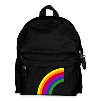 Rainbow - Kids' Backpack - black - Front