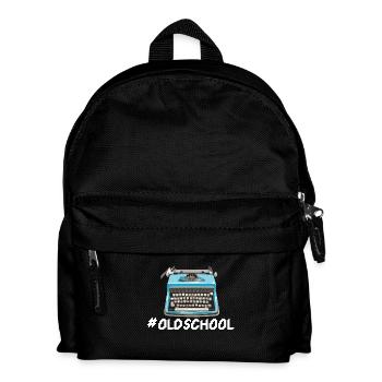 machine à écrire oldschool - Sac à dos Enfant - noir - Devant