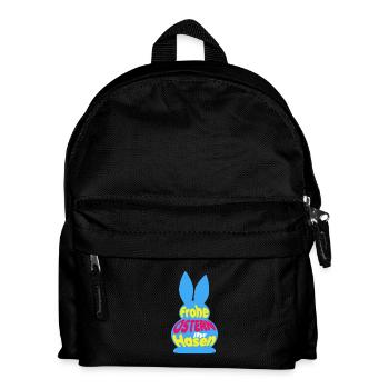 Frohe Ostern ihr Hasen - Kinder Rucksack - Schwarz - Vorne
