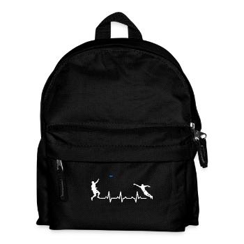Heartbeats Ultimate Frisbee Sports T-shirt - Kinder Rucksack - Schwarz - Vorne