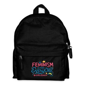 FEMINISM IS FOR EVERYONE - Kids' Backpack - black - Front