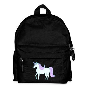 La dernière licorne douce - Sac à dos Enfant - noir - Devant