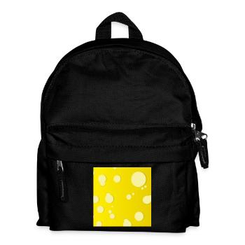 carré de fromage - Sac à dos Enfant - noir - Devant