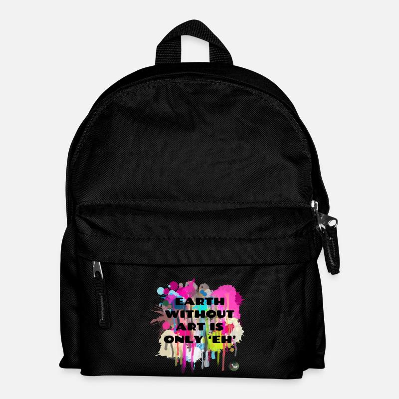 Zitat - Kinder Rucksack - Schwarz