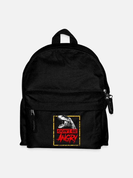 Ne soyez pas en colère - Dinosaures - Sac à dos Enfant - noir