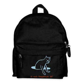 Ist noch Pampelmuse da? - Kinder Rucksack - Schwarz - Vorne