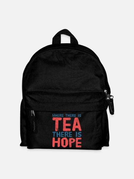 Tea Lover Shirt - Tea Lover's Gift - Kids' Backpack - black