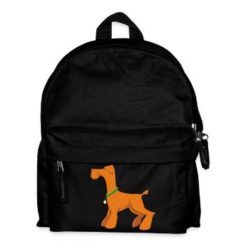 Schönes, zeitloses Design für alle Hundefreunde - Kinder Rucksack - Schwarz - Vorne