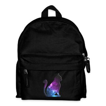 Galaxy Chat cadeau de l’espace - Sac à dos Enfant - noir - Devant