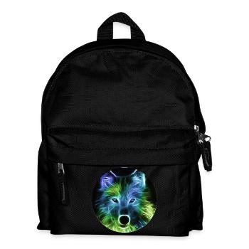 Les loups ont un instinct puissant et une intelligence élevée - Sac à dos Enfant - noir - Devant