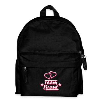 Team Braut - Kinder Rucksack - Schwarz - Vorne