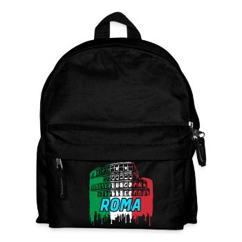Rom / Geschenk / Geschenkidee - Kinder Rucksack - Schwarz - Vorne
