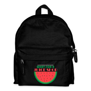 Was für ein Saftladen Denglisch Wassermelone - Kinder Rucksack - Schwarz - Vorne
