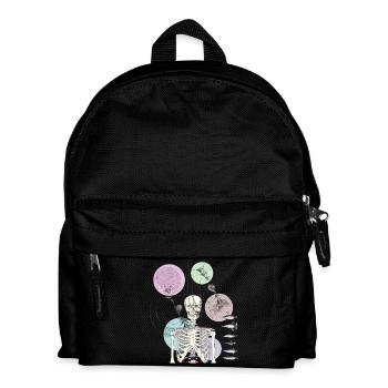 skeleto - Kinder Rucksack - Schwarz - Vorne
