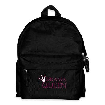 Drama-Queen - Kinder Rucksack - Schwarz - Vorne