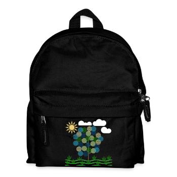 Mather Natur 🐢 - Kinder Rucksack - Schwarz - Vorne