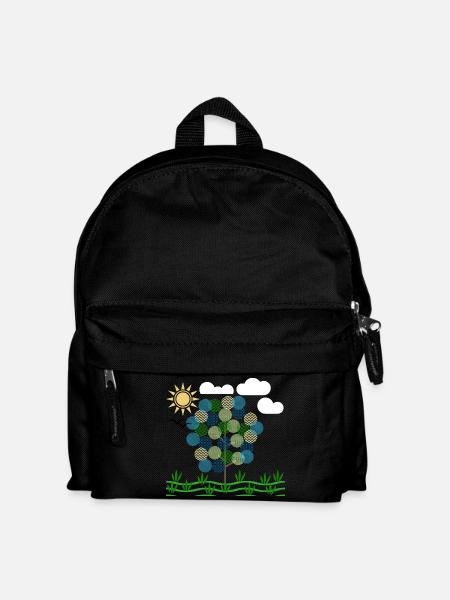 Mather Natur 🐢 - Kinder Rucksack - Schwarz