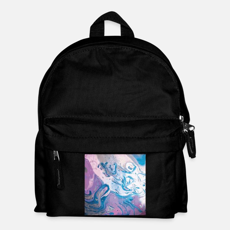 Abstract Space - Kinder Rucksack - Schwarz