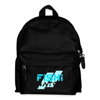 Pêcheur fishinator pêche poisson cadeau - Sac à dos Enfant - noir - Devant