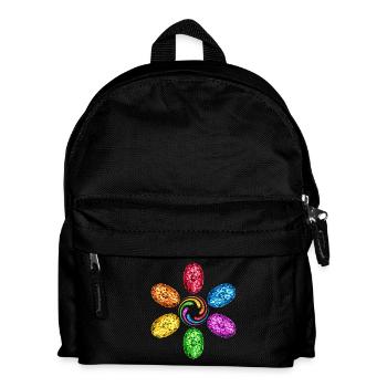 Infinity Infinity Chakra Stones Spiral Magic - Kids' Backpack - black - Front