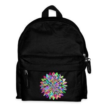 Circular design - Kids' Backpack - black - Front