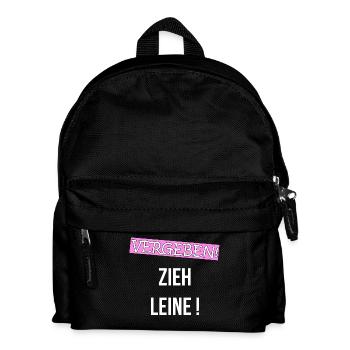 VERGEBEN ZIEH LEINE! BEZIEHUNG VERLIEBT Geschenk - Kinder Rucksack - Schwarz - Vorne