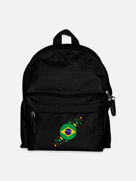 Brasilien wm - Kinder Rucksack - Schwarz