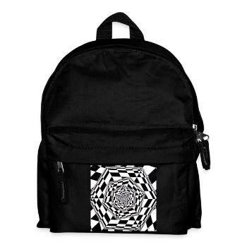cube rentrant - Sac à dos Enfant - noir - Devant