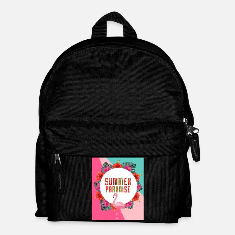 Sommer Paradies - Kinder Rucksack - Schwarz