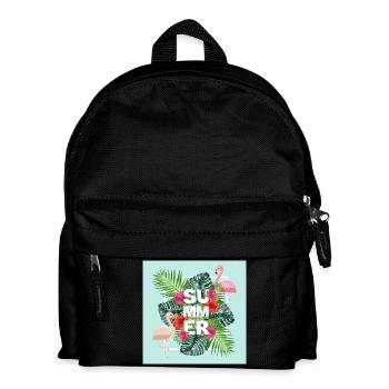 Été - paradis tropical d'été - Sac à dos Enfant - noir - Devant
