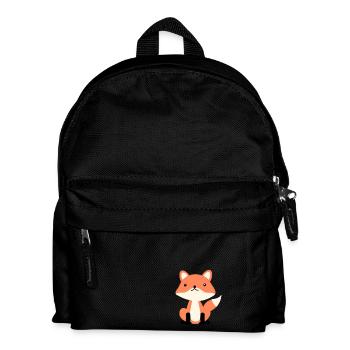 renard - Sac à dos Enfant - noir - Devant