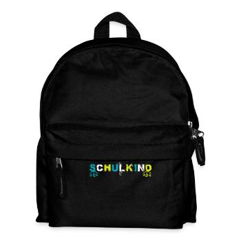 Kita graduate school child enrollment in kindergarten - Kids' Backpack - black - Front
