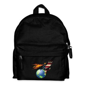 America and the World Politics - Kids' Backpack - black - Front