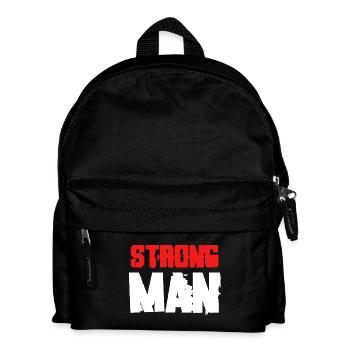 Strong Man Power Lifting Fitness Gifts - Kids' Backpack - black - Front